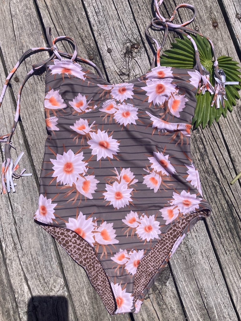 LIKE NEW ✨ ACACIA - Ulumalu Full Piece Swimsuit in Dragon Stripe - S
